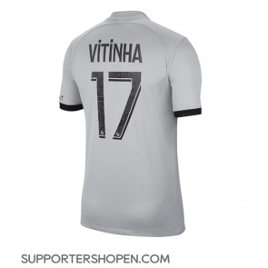 Paris Saint-Germain Vitinha Ferreira #17 Borta Matchtröja 2022-23 Kortärmad